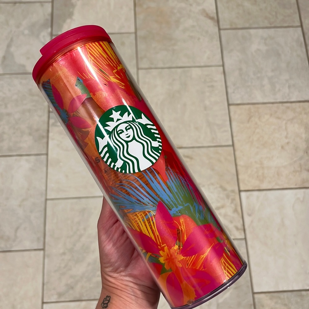 Starbucks tropical 2022 hot travel cup